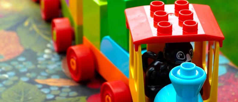 Lego train and carriages